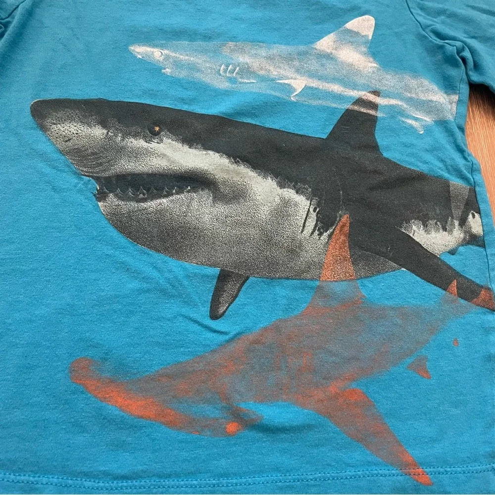 Carter's Blue Long Sleeve Shark Tee